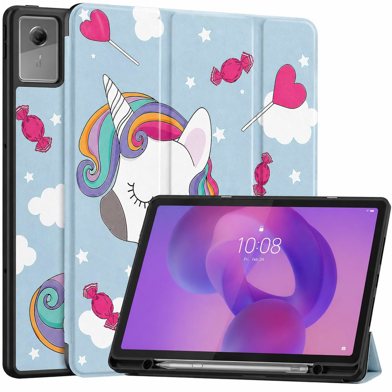 Чохол для планшета BeCover Flexible TPU Mate з кріпленням for Lenovo Idea Tab/K11 (2nd Gen) TB336/Xiaoxin Pad (2025) 11" Unicorn (715638)